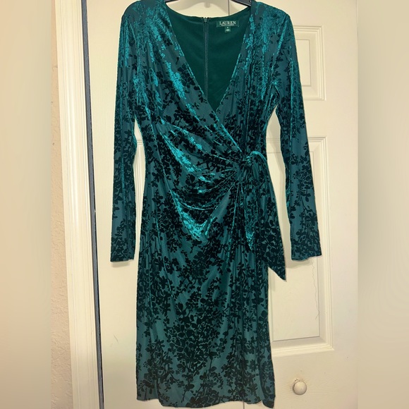 Ralph Lauren Dark Green Dress - Picture 1 of 4